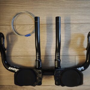 Guidon de triathlon 42cm Vision Aluminium + Leviers + Câbles NEUFS – Bon état