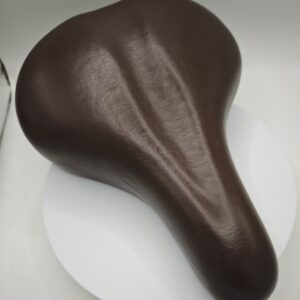 Selle de vélo de ville / hollandais confortable – Marron – Très bon état